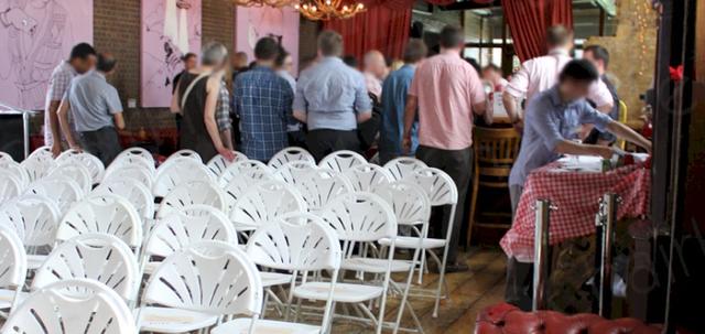 Presentation In The City https://d1hcs5uofxldvl.cloudfront.net/chair-hire/article_additional/presentation-in-the-city2/presentation-in-the-city2-740x350.jpg - Pre-presentation drinks breaking the ice.