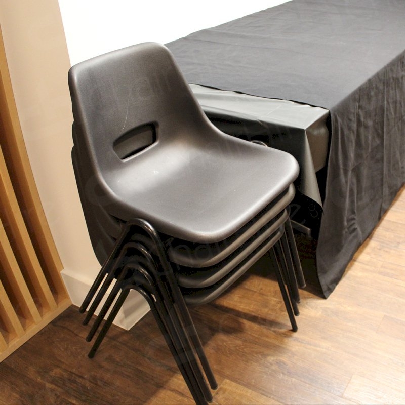 Black Plastic Chair