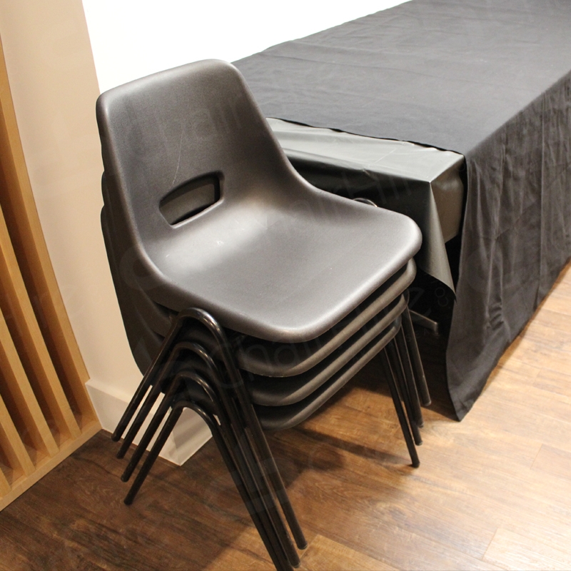 Black Plastic Chair