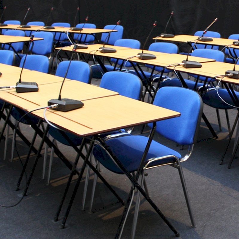 Blue Conference Chair