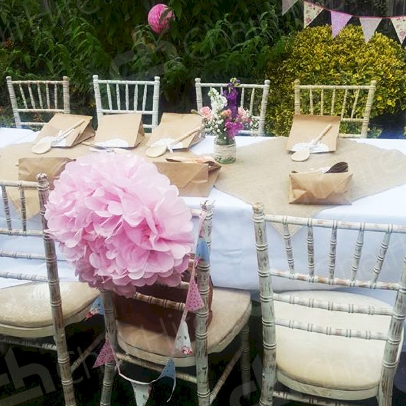 70 x 144 Inch White Tablecloth