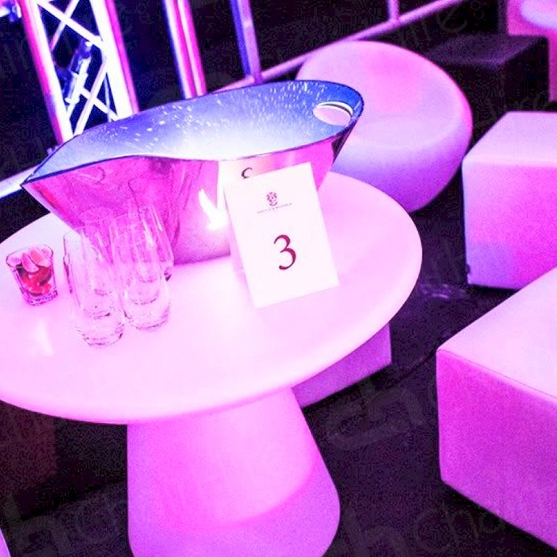 LED Colour-Changing Coffee Table