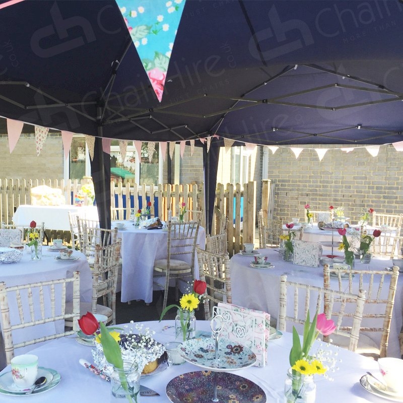 4ft Round Table Cloth - White