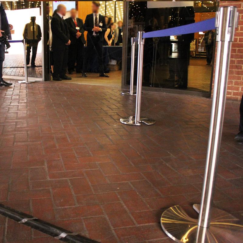 Preparation for a royal visit in aid of charity CFAB