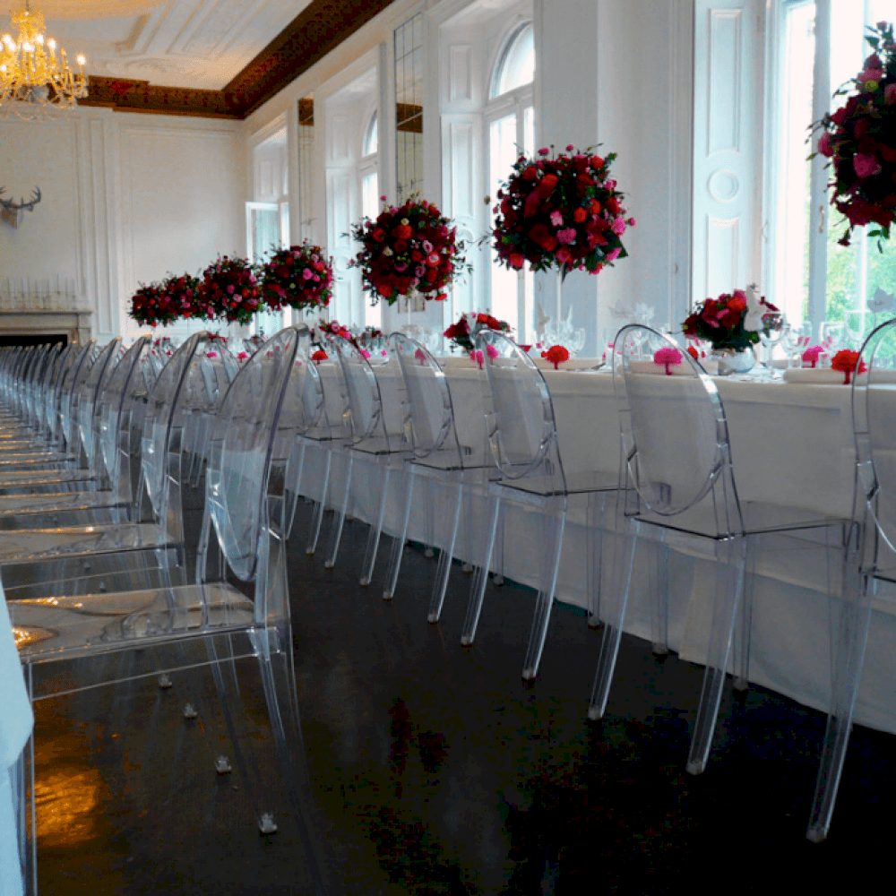 Elegant Red, Pink & White Wedding
