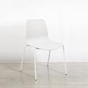 Curve Stacking Chair - White