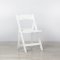 Outdoor Folding Resin Chair - White