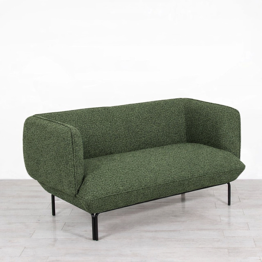 2 Seater Dove Sofa - Moss Green
