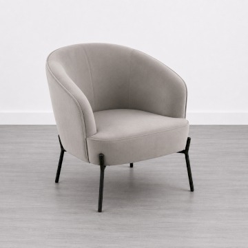 Bay Armchair - Grey Velvet (available from 5th July) Bay Armchair - Grey Velvet (available from 5th July)