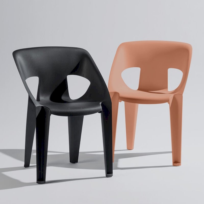 Ark Stacking Chair - Terracotta