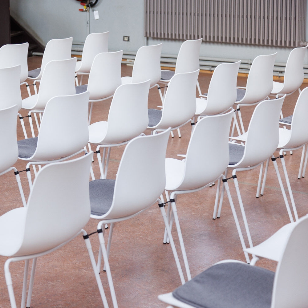 Curve Stacking Chair - White