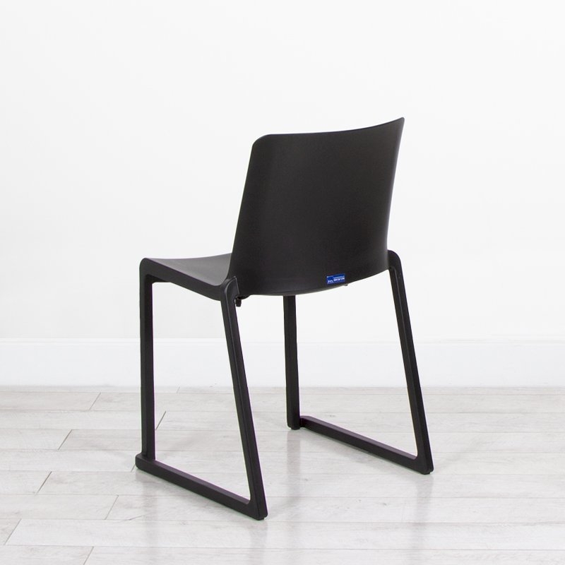 Kansas Linking Chair - Black
