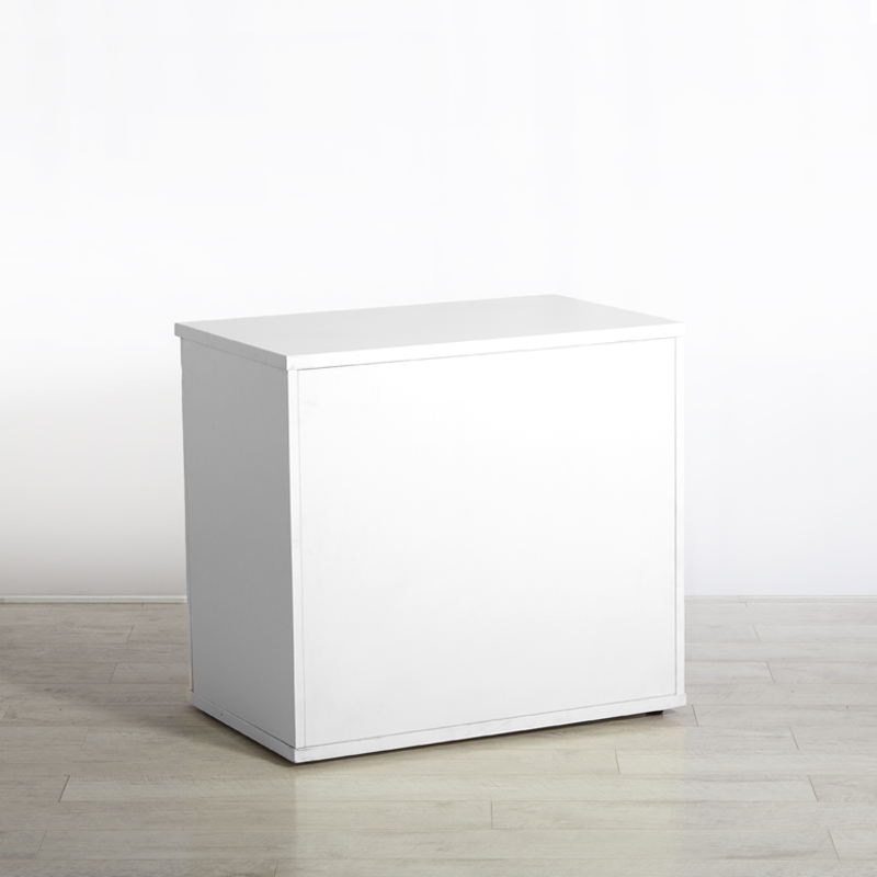720h Lockable Cupboard - White
