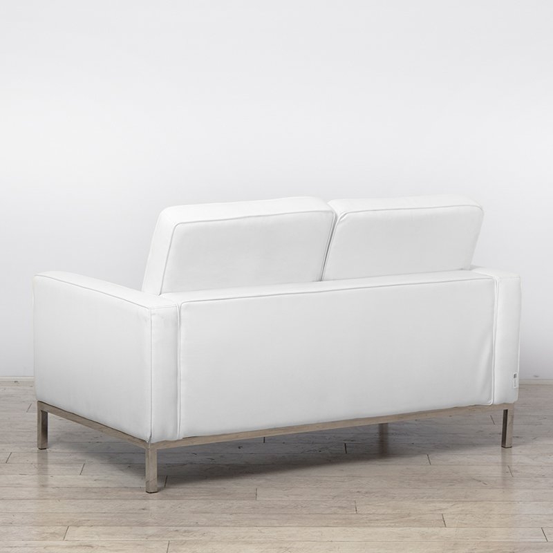 Two Seater White Montague Sofa