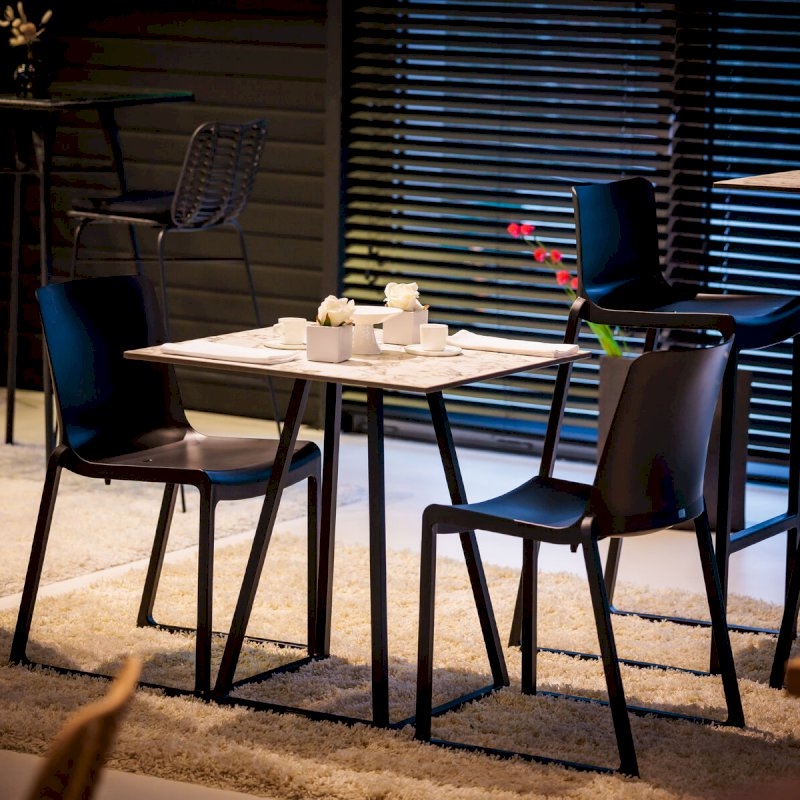 Kansas Linking Chair - Black