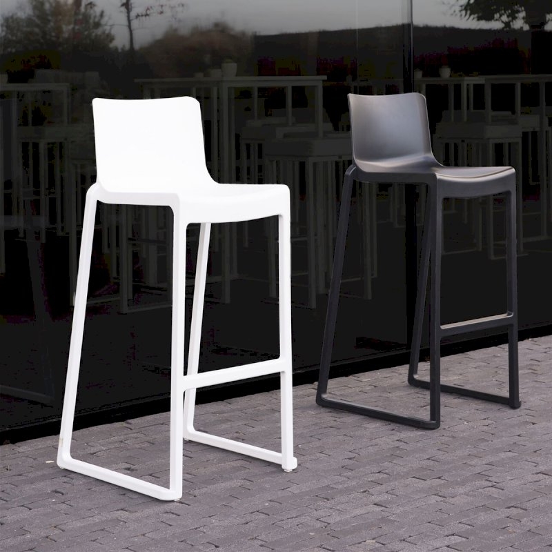 Kansas Linking Bar Stool - Black