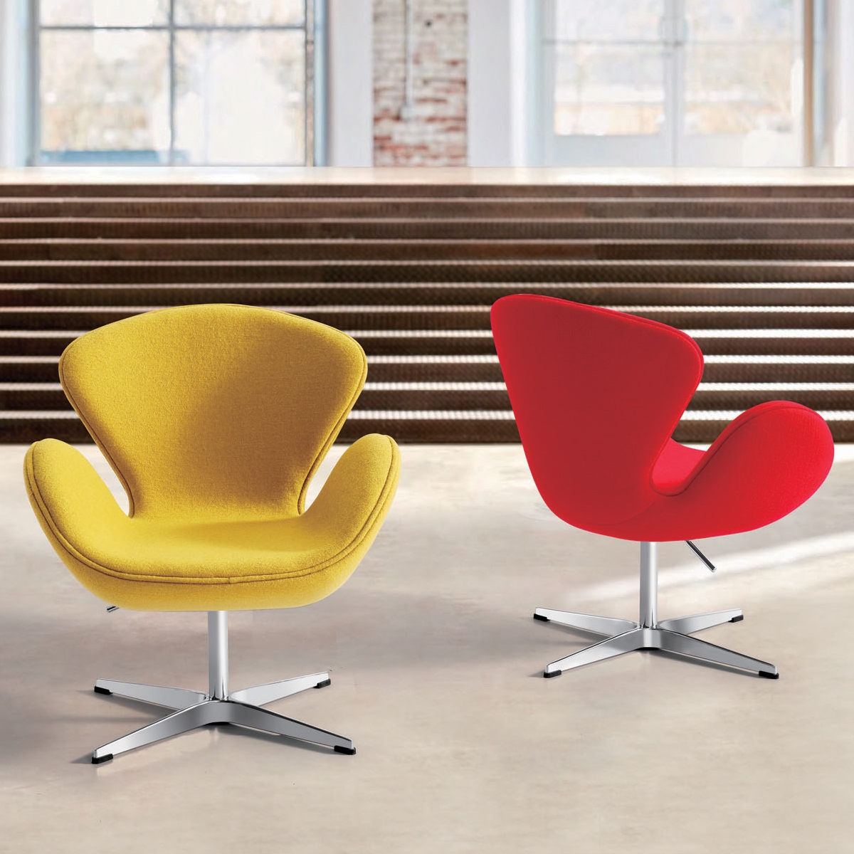 Swan Chair - Red