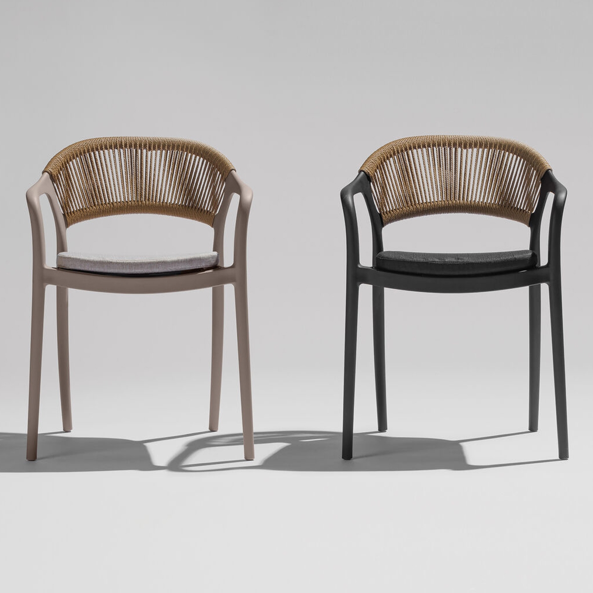 Loop Stacking Chair - Black
