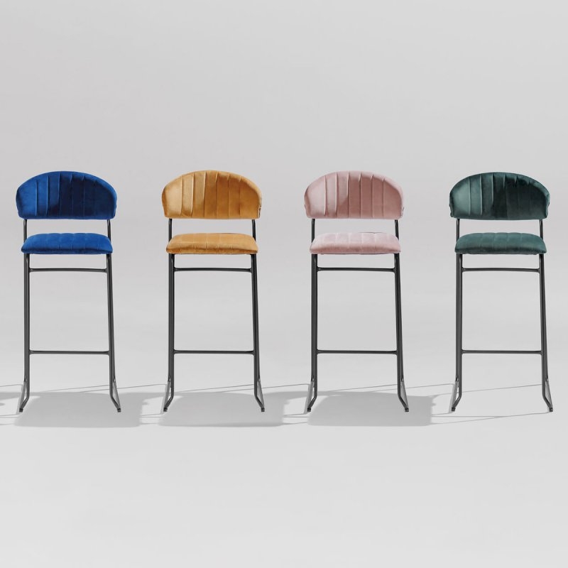 Ski Bar Stool - Pink