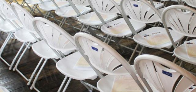 Presentation In The City https://mill-media.s3.eu-west-2.amazonaws.com/chair-hire/article_additional/presentation-in-the-city5/presentation-in-the-city5-740x350.jpg - Folding chairs provide lots of seating in smaller spaces.