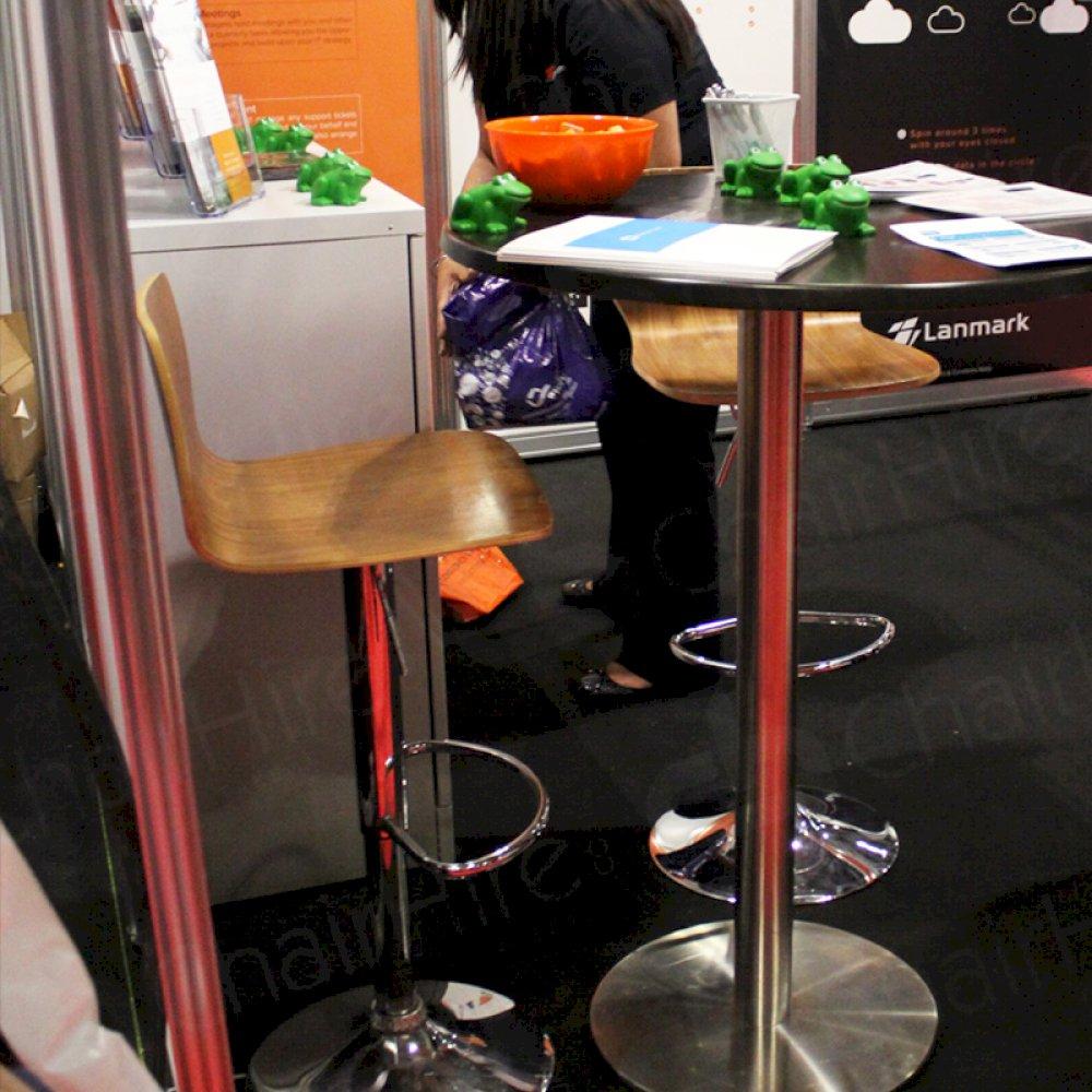 Take a seat and get comfortable on our walnut stools