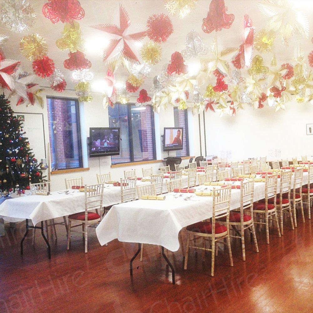 Plenty of chairs and tables to suit all event sizes.