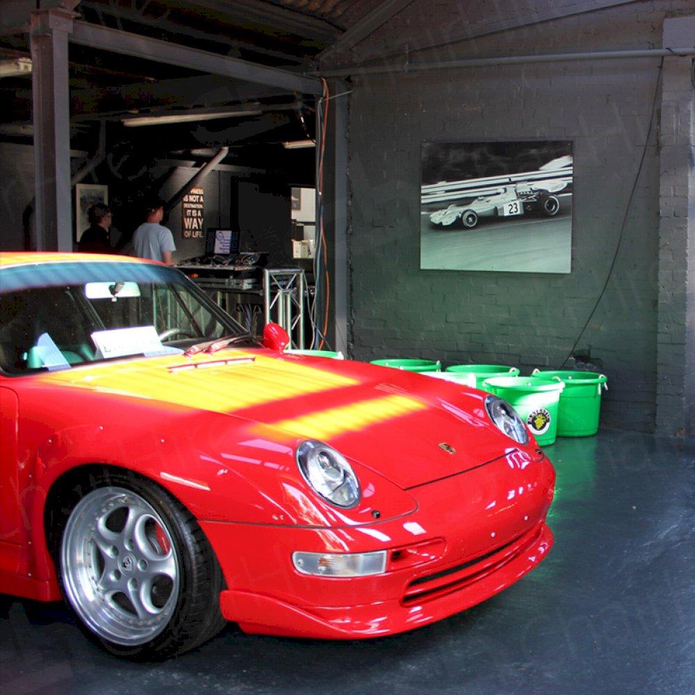 Classic cars make their appearance at charity function.