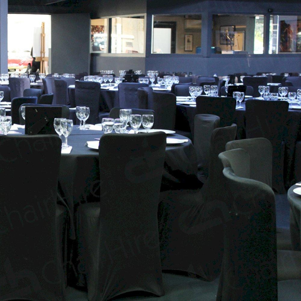 Awaiting the arrival of 230 guests at charity event.
