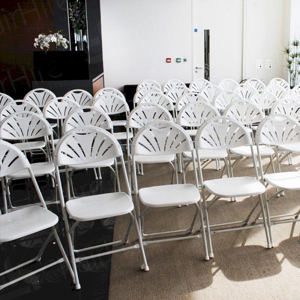 Our folding fan back chairs are complemented by a clean and fresh environment.