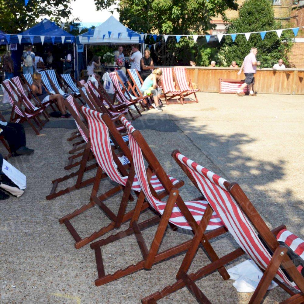Hire deck chairs for your outdoor or indoor events