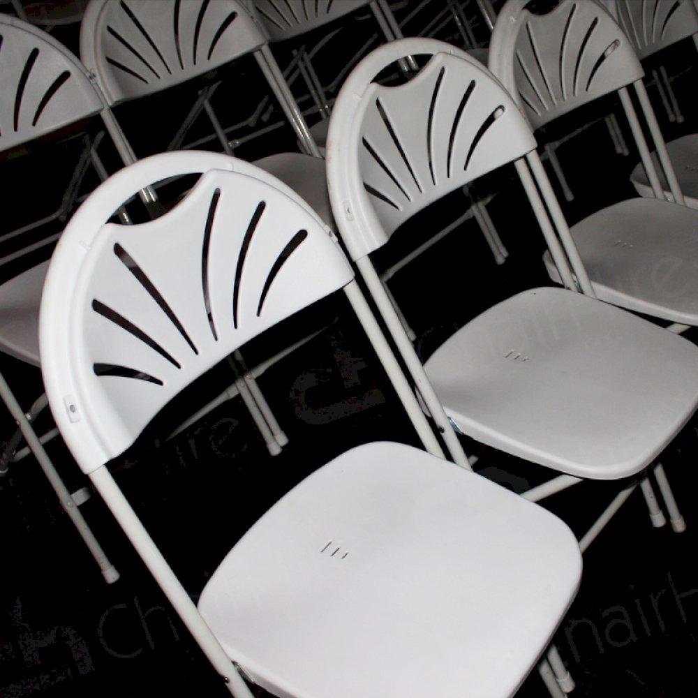 Opt for folding chairs (as pictured) or padded stacking chairs for meetings or conferences across the UK.