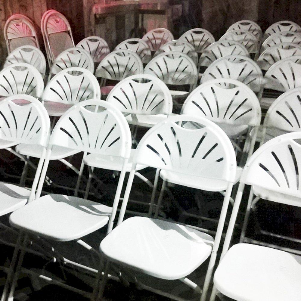 Folding Chair Hire for meetings across London and the UK.