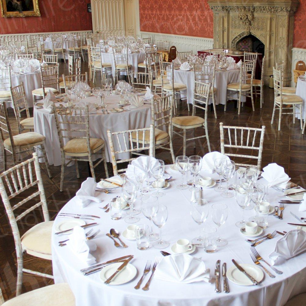 Sophisticated seating & tabling for elegant weddings.