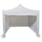 3m x 3m White Popup Marquee With Sides