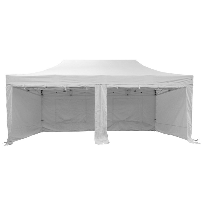 6m x 3m White Popup Marquee With Sides
