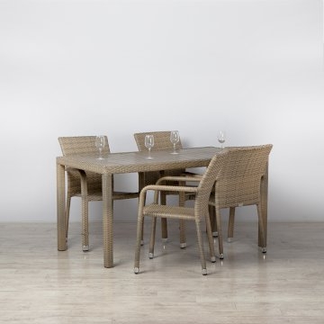 Ascot Rattan Set for 4 Ascot Rattan Set for 4
