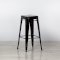 Black Tolix Style Bar Stool