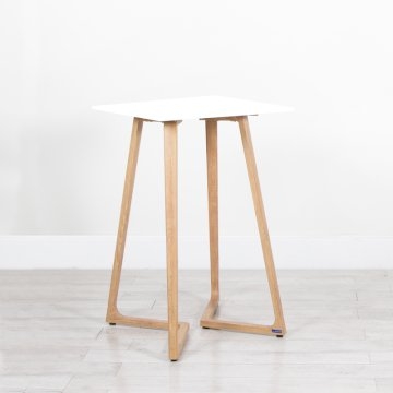Boston Poseur Table - White Boston Poseur Table - White