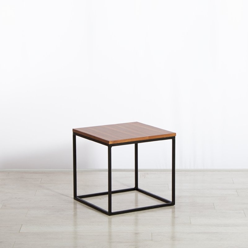 Box Frame Coffee Table Walnut 460 x 460 x 460 (h)