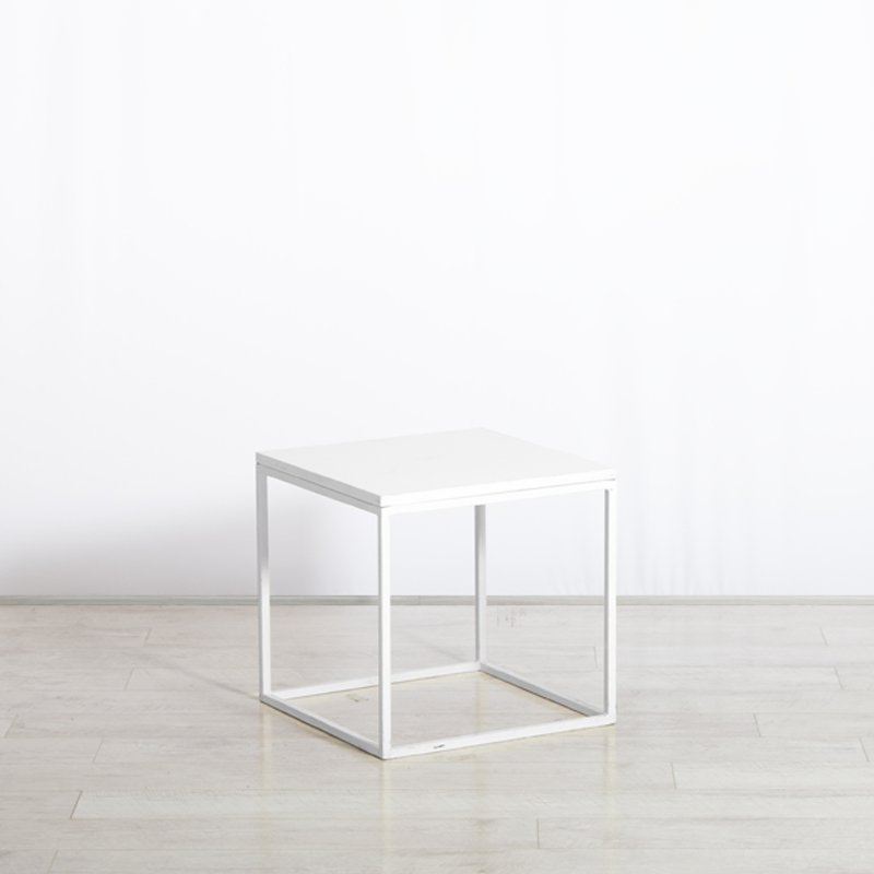 Box Frame Coffee Table White 460 x 460 x 460 (h)