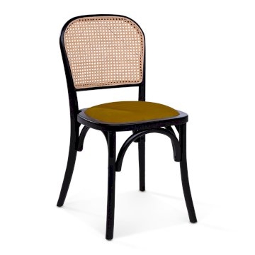 Cane Back Chair - Gold Pad Cane Back Chair - Gold Pad