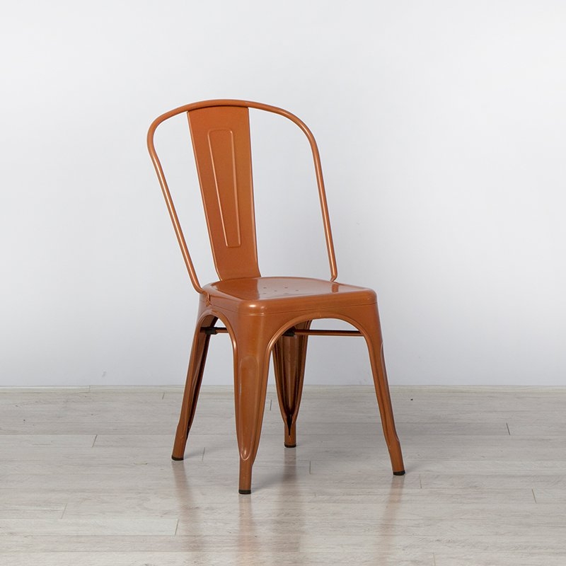 Copper Tolix Style Stacking Chair