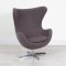 Egg Chair - Grey Fabric