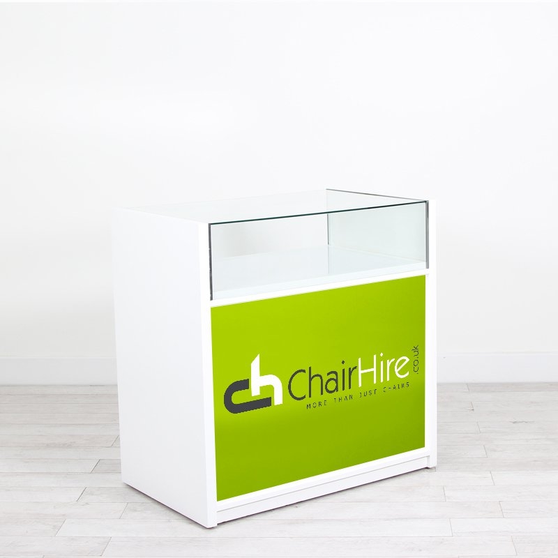 Glass Display Counter (Type A) with Graphics