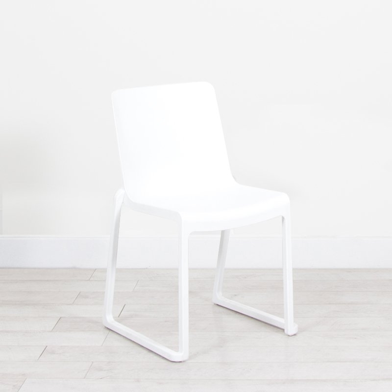 Kansas Linking Chair - White