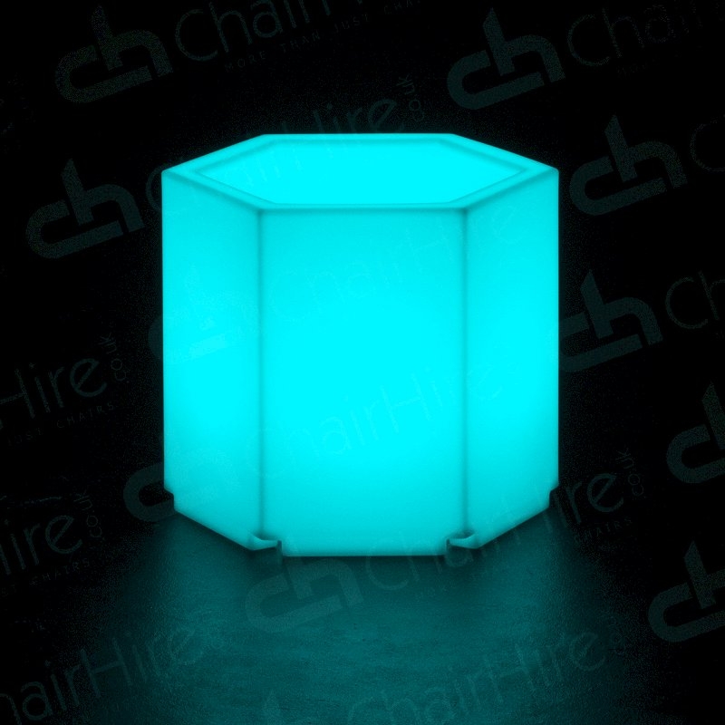 LED Colour-Changing Hexagonal Table