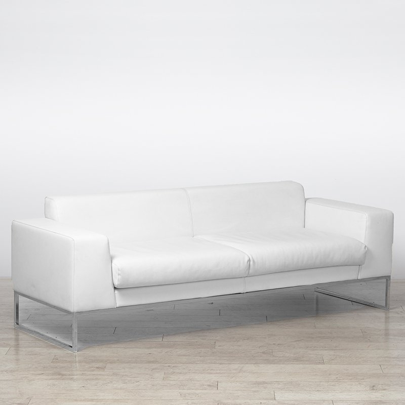 White Lay Sofa Large