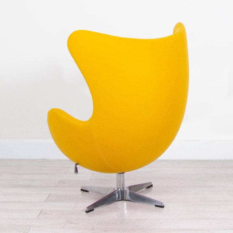 Egg Chair - Yellow Fabric