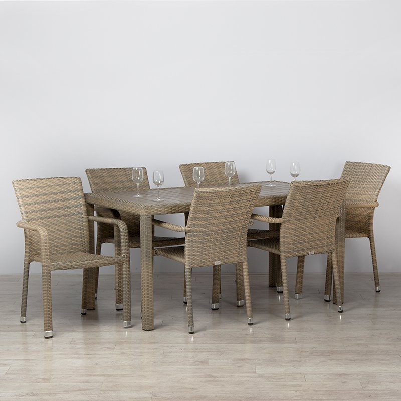 Ascot Rattan Set for 6