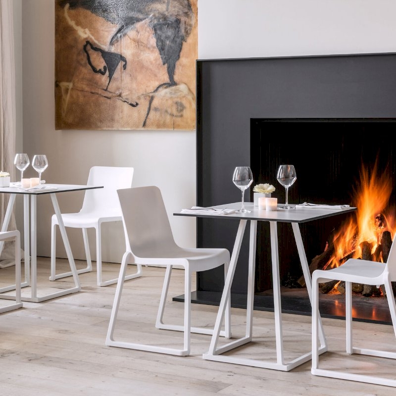 Kansas Linking Chair - White